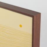 "Golden Reflections" - Art Print in Buttercream by Pippa Shaw - Frame Close-up