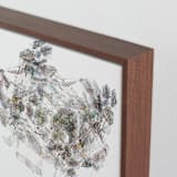 "Ginza Abstraction Part Three" - Art Print in Red by Johnathon Smith - Frame Close-up