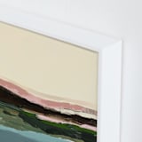 "Full Moon Tide" - Art Print in pink by Caryn Owen - Frame Close-up