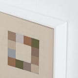 "Squares" - Art Print in Ginger Beige by Alisa Galitsyna - Frame Close-up