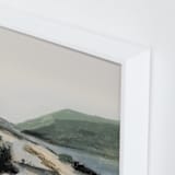"Miles II" - Art Print in Sage by Mande Calhoun - Frame Close-up