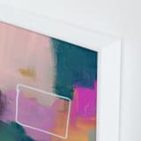 "Somewhat Contained" - Art Print in Blush by Lindsay Megahed - Frame Close-up