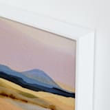 "Violet Desert Breeze" - Art Print in Violet by Shina Choi - Frame Close-up