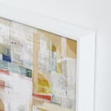 "Rising Sun" - Art Print in Cream by Katie Wahn - Frame Close-up