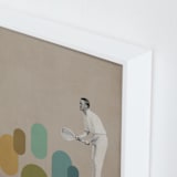 "The Game II" - Art Print in Sand by Paola Benenati - Frame Close-up