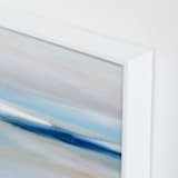 "Dive In" - Art Print in Sky Blue by Nicole Walsh - Frame Close-up