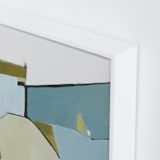 "Blue Hour" - Art Print in Blue Steel by Karyn Denten - Frame Close-up