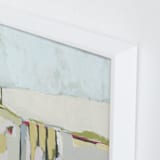 "Showered in Sunshine I" - Art Print in Champagne by Karyn Denten - Frame Close-up