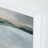 "Sage Beach" - Art Print in Sage Grey by AlisonJerry - Frame Close-up