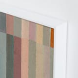 "Piano Bars I" - Art Print in Mauve by Lindsay Megahed - Frame Close-up