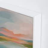 "Elysian" - Art Print in Blush by Brooke Drake - Frame Close-up