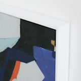 "Urban Flow 3" - Art Print in Blue Jewels by Eunmee Studio - Frame Close-up