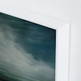 "Windfall" - Art Print in teal blue by Kelly Money - Frame Close-up