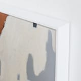 "Drip" - Art Print in French Blue by Kara Schlabaugh - Frame Close-up