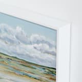 "Of the Prairies" - Art Print in Pistachio by Nicole Walsh - Frame Close-up