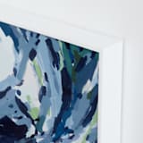 "Verdant Wave " - Art Print in Sea Blue by Katie Craig - Frame Close-up