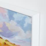 "Leaving New Mexico" - Art Print in straw by sue prue - Frame Close-up