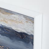 "Tahitian Pearl No. 3" - Art Print in Navy by Julia Contacessi - Frame Close-up