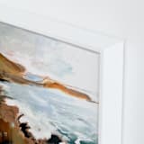 "Cornwall" - Art Print in sea mist blue by Shawnee Mills - Frame Close-up