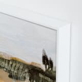 "Hudson (Triptych) III" - Art Print in Pale Blue by Mande Calhoun - Frame Close-up