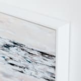 "Faded Fury Diptych II" - Art Print in Blush by Nicoletta Savod - Frame Close-up