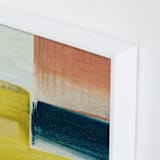 "James" - Art Print in Yellow by Mande Calhoun - Frame Close-up