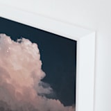 "Stratosphere No. 1" - Art Print in Midnight by Corinne Melanie - Frame Close-up