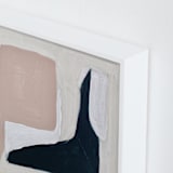 "Certainty No.1" - Art Print in Blush by Cait Courneya - Frame Close-up