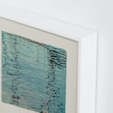 "Ocean Blue II" - Art Print in Ocean Blue by Shawna Urban - Frame Close-up