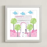 "Paris Art Print 2" - Art Print in Multi-color P by Rebecca Marchese - Framed