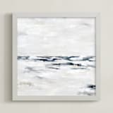 "Cool Sandstone" - Art Print in cloud by Nicoletta Savod - Framed