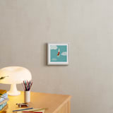 "swimmer" - Art Print in turquoise by Maria Gromek - In a Room