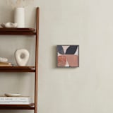 "Pinwheel Flowers I" - Art Print in Terracota Blush by Jaqui Falkenheim - In a Room
