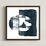 "Night" - Art Print in Indigo by Lorent and Leif - Framed