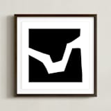 "Magnetic Field 2S" - Art Print in Black and White by Jaime Derringer - Framed