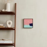 "Golden rain" - Art Print in Acqua Blue by Juliana Zimmermann - In a Room