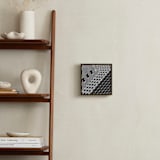 "Squares and Lines" - Art Print in Urban Grey by Brian Collins - In a Room