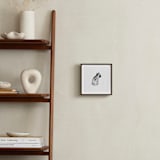 "Dreaming Ted" - Art Print in Dim Grey by jinseikou - In a Room