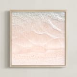 "Barefoot Dream" - Art Print in Blush by Tania Medeiros - Framed