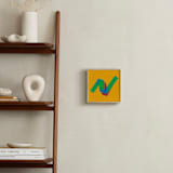 "Twist" - Art Print in Yellow Twist by Andrew McClintock - In a Room