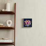 "Chinoiserie Blooms I" - Art Print in Midnight by Britt Mills - In a Room