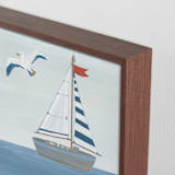 "Sea Friends 3" - Art Print in Sea by Teju Reval - Frame Close-up