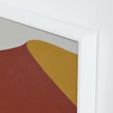 "Sam Sand Dunes III" - Art Print in Desert Tones by Alina Knechtle - Frame Close-up