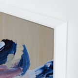 "We Will Move II" - Art Print in Navy Blue by Candace Rae Art - Frame Close-up