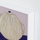 "Benevolent Ceramics II" - Art Print in Earthy Lilac by Danushka Abeygoda - Frame Close-up