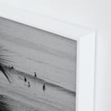 "Don't Worry, Be Happy II" - Art Print in Black and White by Annie Seaton - Frame Close-up