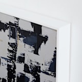 "Balance Restored I" - Art Print in Midnight Blue by Kate Terhune - Frame Close-up