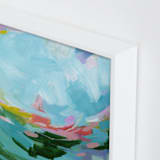 "swell" - Art Print in ocean blue by sue prue - Frame Close-up