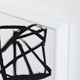 "Sable Song" - Art Print in midnight black by Juniper Briggs - Frame Close-up