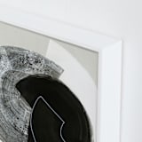"Fitting Together I" - Art Print in Chalkboard by Kirsta Benedetti - Frame Close-up